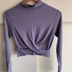 TopShop Crop Long Sleeve Top
